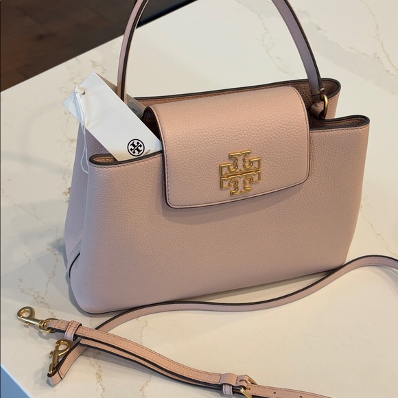 NWOT Tory Burch Britten Blush Pink Satchel Retails for $700 - Picture 3 of 16